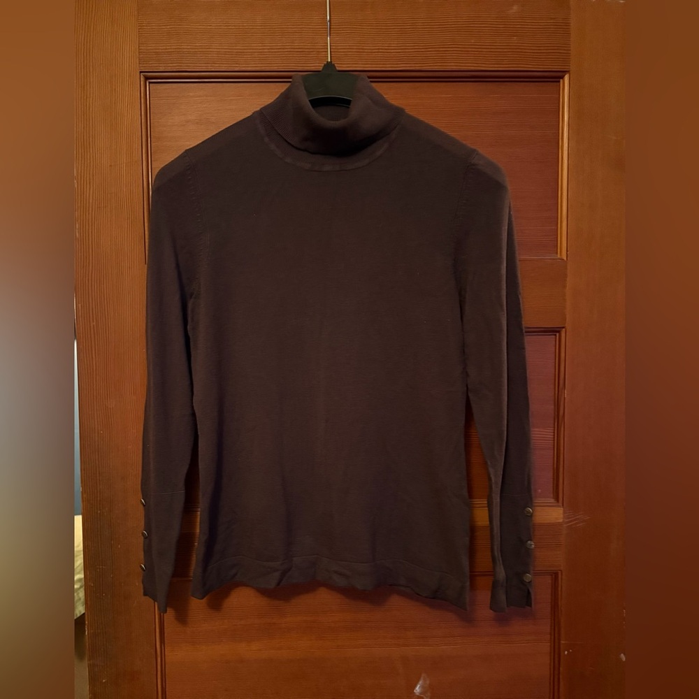 Etcetera Dark Brown Knit Top